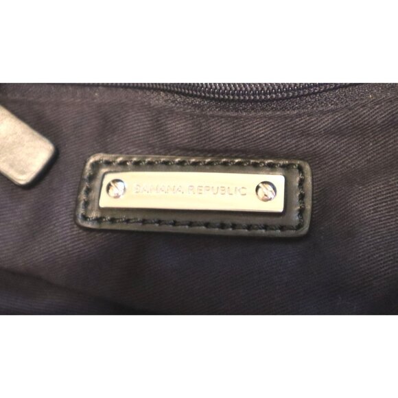 Banana Republic Woven Shoulder Bag Blue Leather Handle Boho Y2K Vintage Chic - Picture 4 of 6